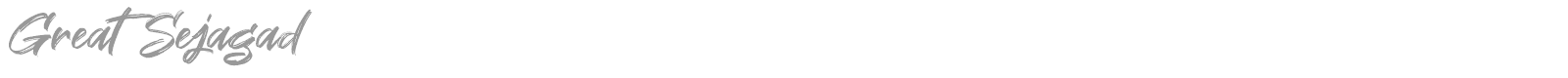Great Sejagad font preview